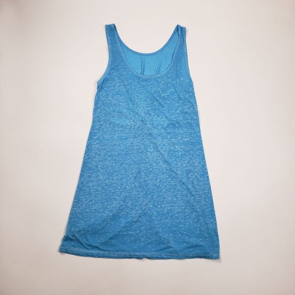 Becca Beach Date Knot Back Scoop Cover Up Dress Women's Medium Crystal Sea Blue - Picture 12 of 16